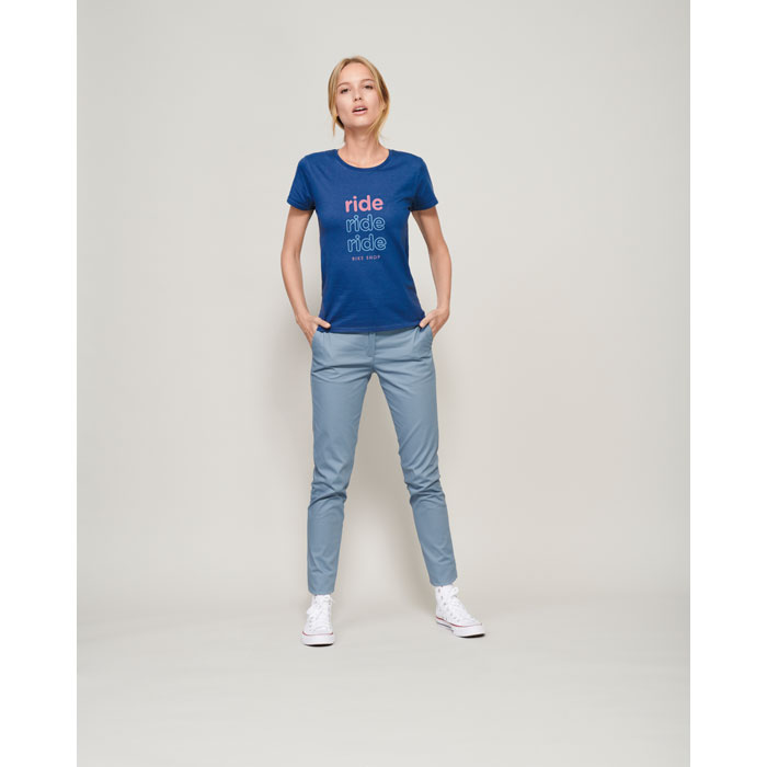 SADER WOMEN T-Shirt 150g Bianco item picture printed