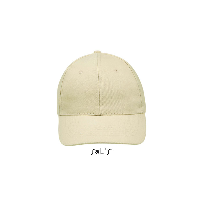 BUFFALO SIX PANEL CAP Beige item picture front