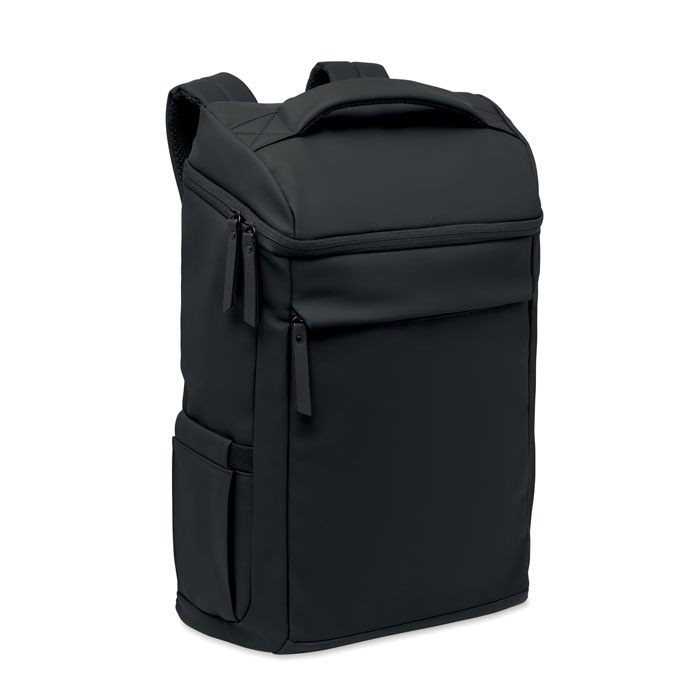 15" PU laptop backpack Nero item picture front