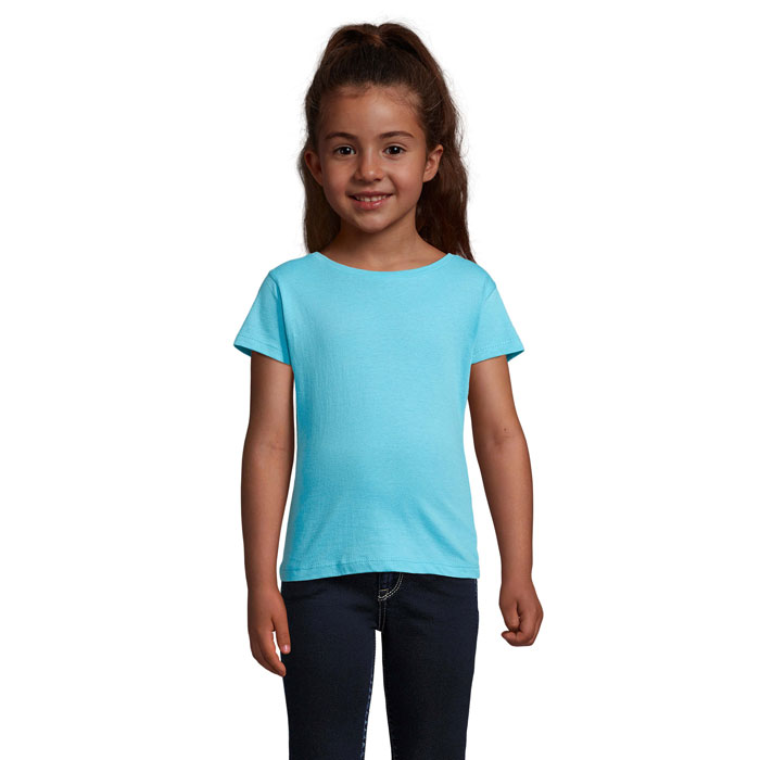 CHERRY GIRLS T-SHIRT 150 Blu Atollo item picture front