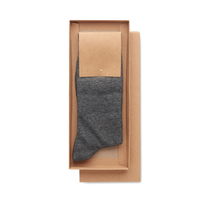 Pair of socks in gift box M Grigio Pietra item picture top