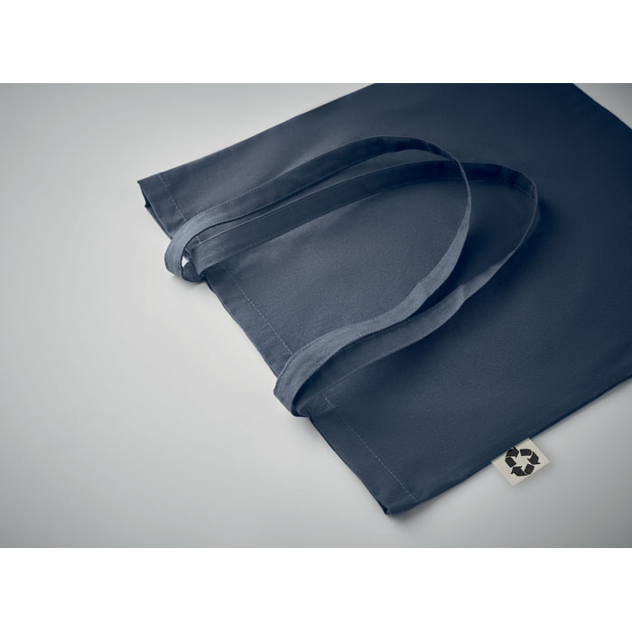 Recycled cotton shopping bag Francese Navy item detail picture