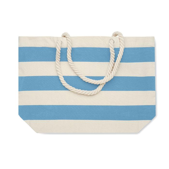 Borsa mare in cotone 220 gr/m² Blu Bambino item picture back