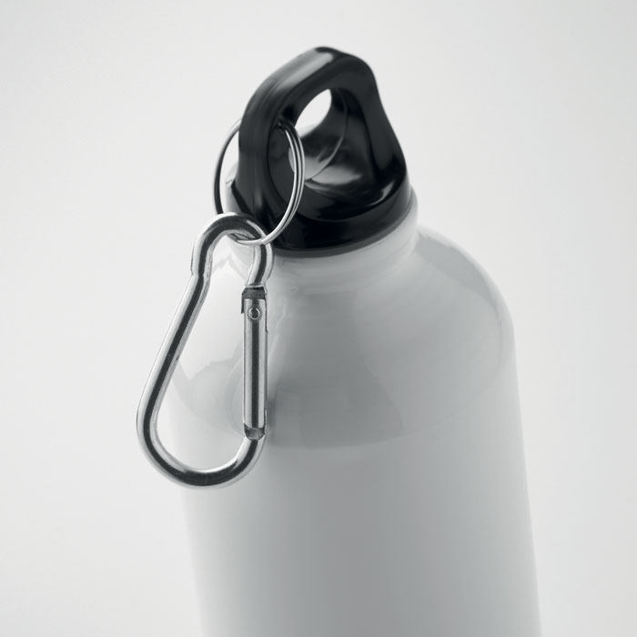 Recycled aluminium bottle 500ml Bianco item detail picture