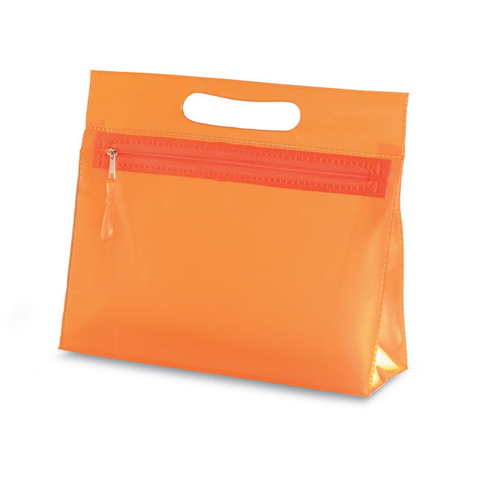 Transparent cosmetic pouch Arancio item picture front