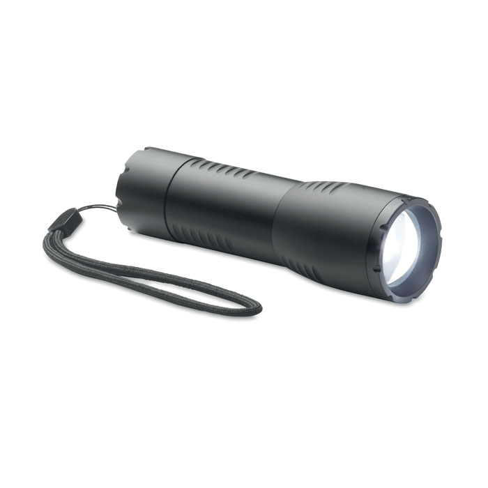 Piccola torcia a LED in alluminio black item picture side