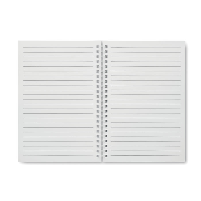 Notebook in cartone riciclato A Nero item picture back