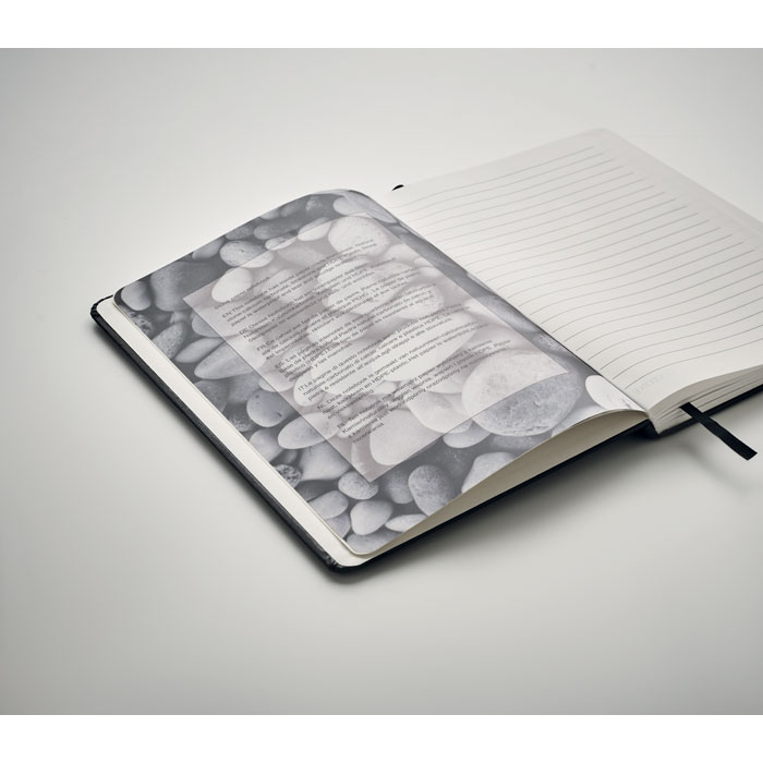 Notebook A5 in cartone black item detail picture