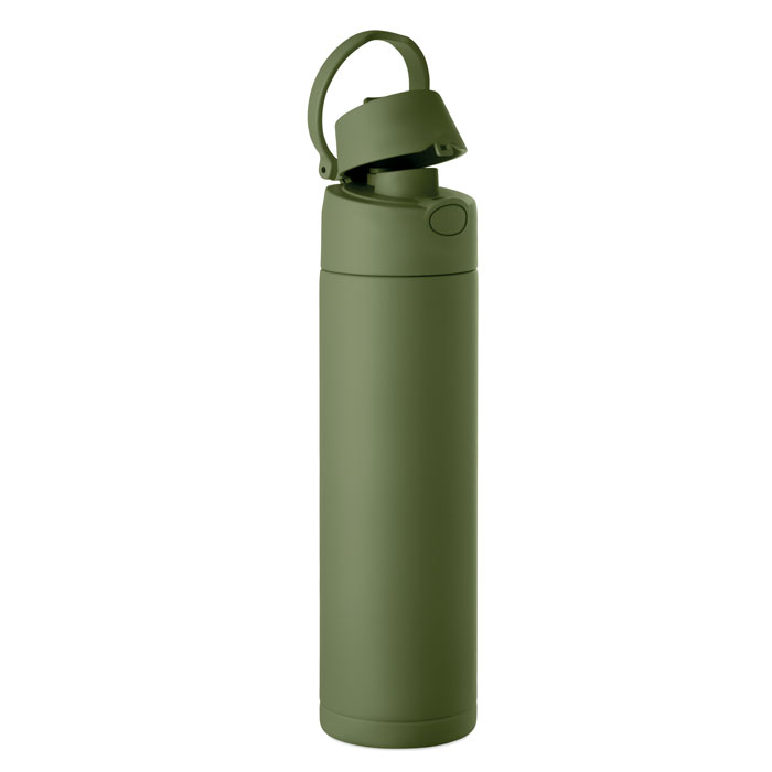 Double wall bottle 500 ml Verde Scuro item picture side