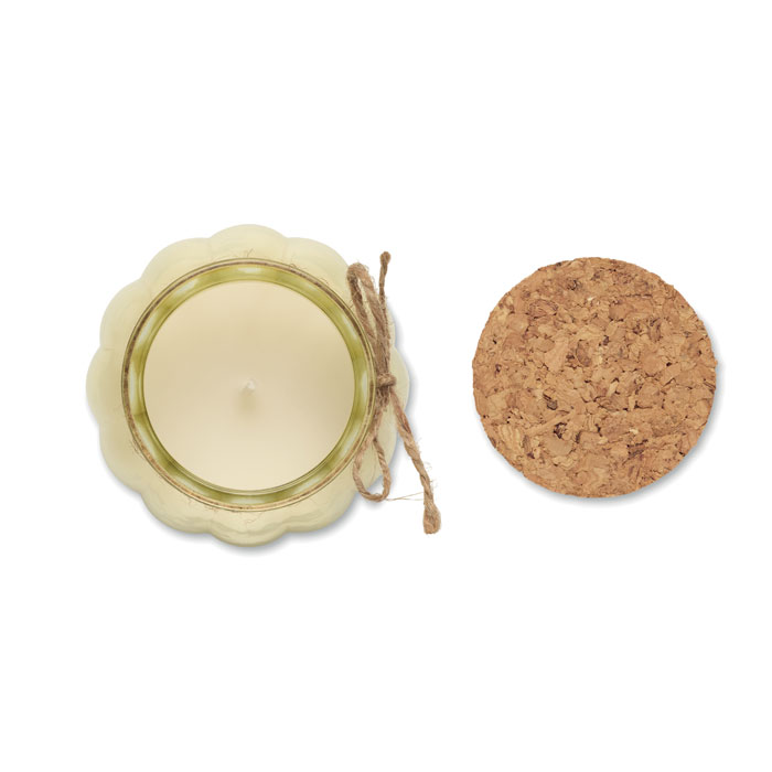 Candela vegetale vaniglia Beige item picture open