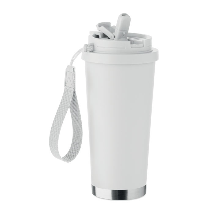 Double wall tumbler 500ml Bianco item picture open
