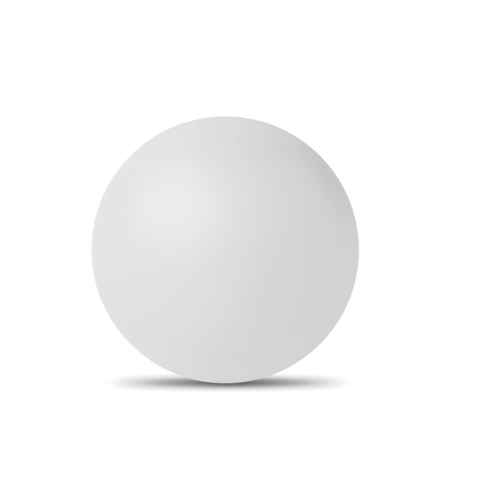 Antistress 'palla' in PU Bianco item picture side