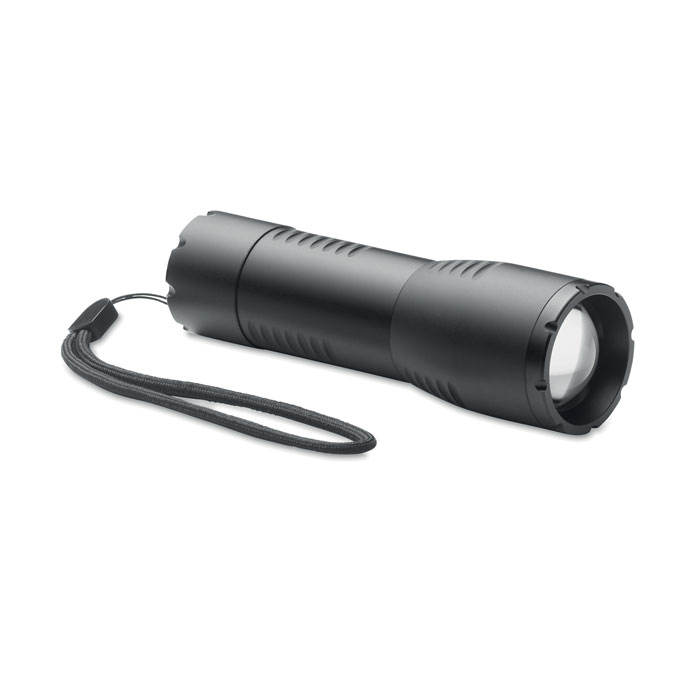 Piccola torcia a LED in alluminio black item picture front
