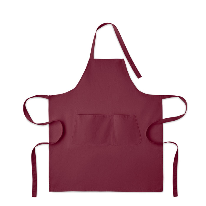 Organic cotton apron 240 gr/m² Borgogna item picture top