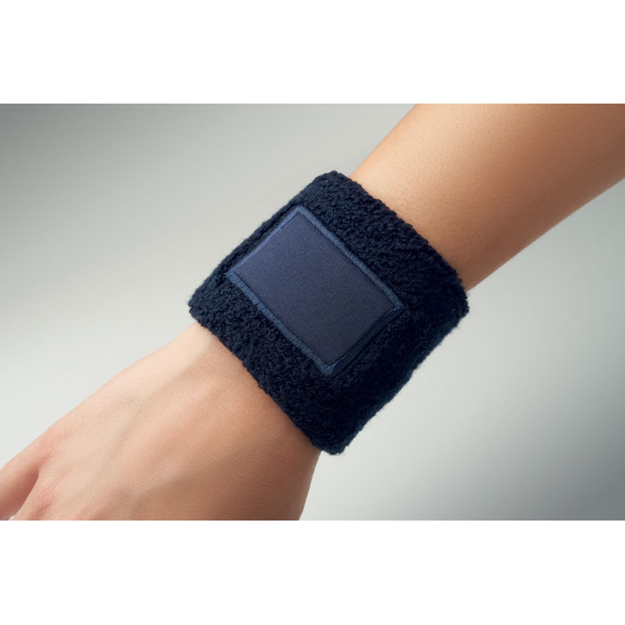Polsino in policotone Francese Navy item picture open