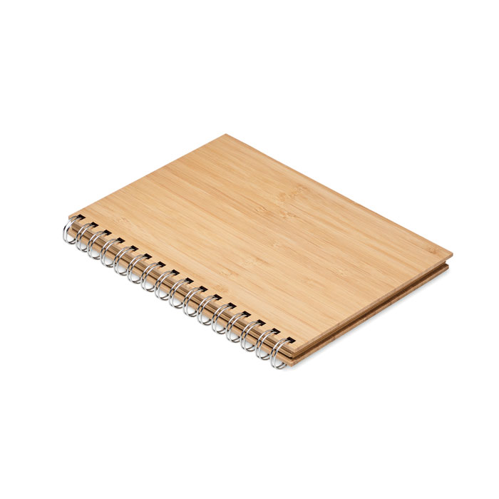 Notebook A5 in bamboo rilegato wood item picture front