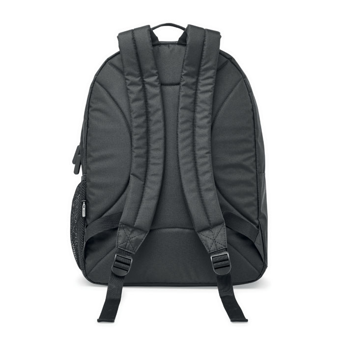 300D RPET laptop backpack Nero item picture back