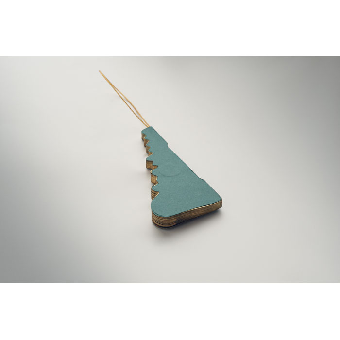 Christmas paper tree hanger Verde item picture open