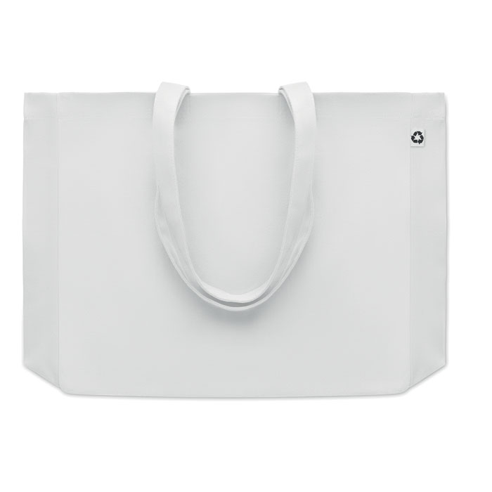 Canvas Recycled bag 280 gr/m² Bianco item picture side
