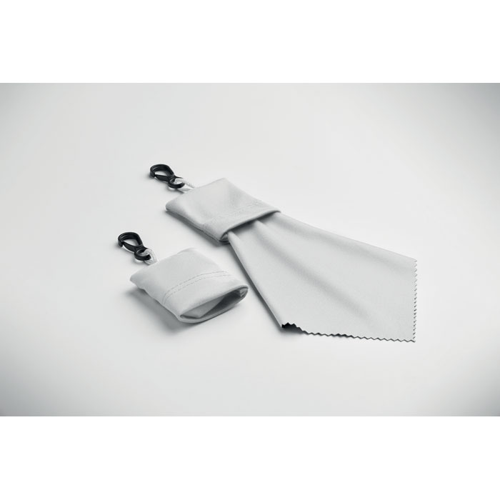 Panno per la pulizia in RPET Bianco item picture top