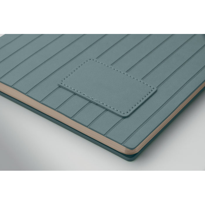 Notebook A5 in PU fumé Verde Menta item picture side