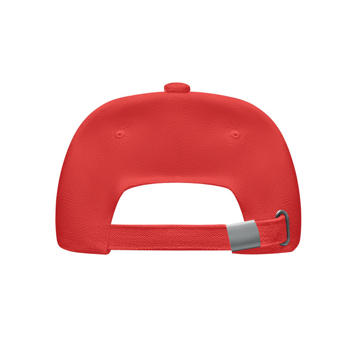 Organic cotton baseball cap Rosso item picture back