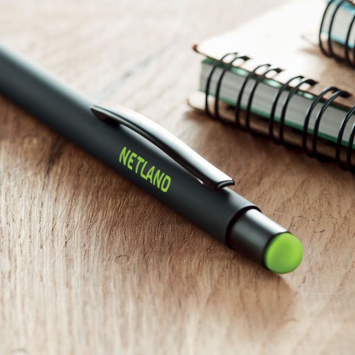 Aluminium stylus pen Lime item ambiant picture