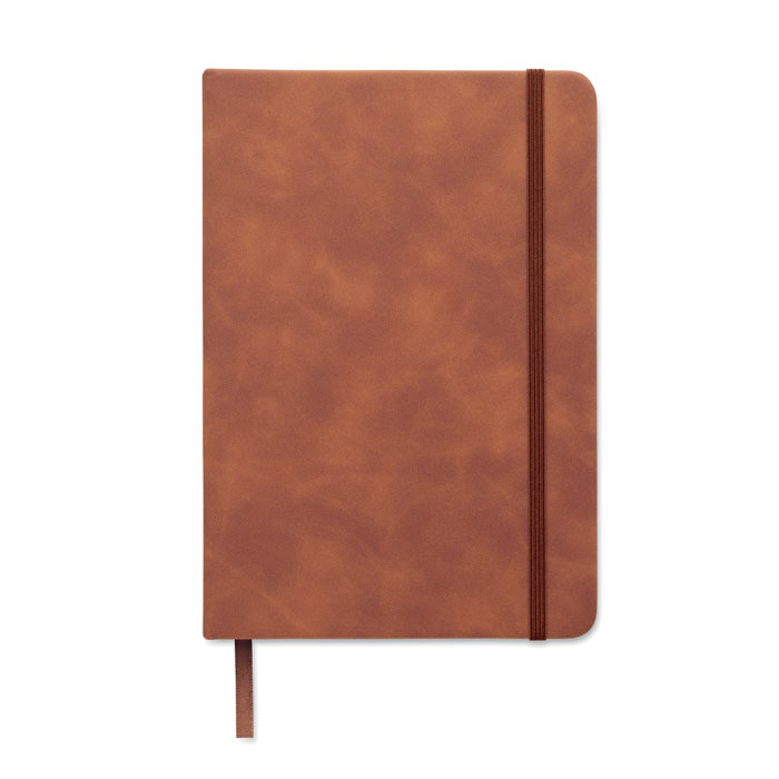 A5 smokey PU notebook Marrone item picture top