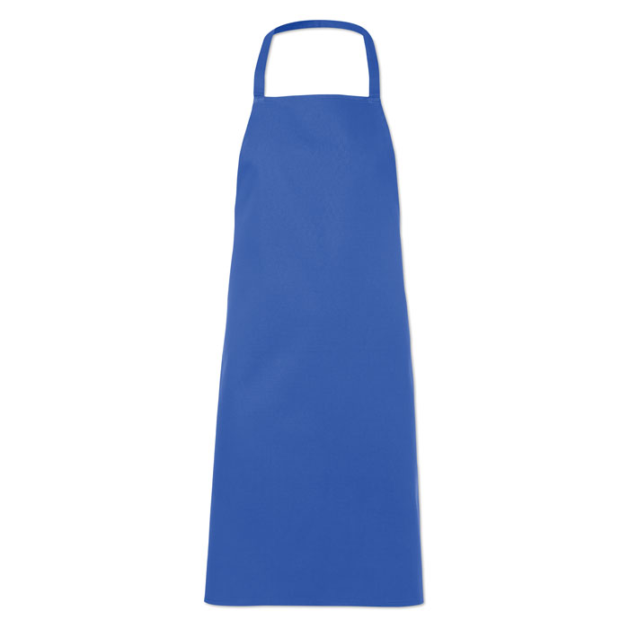 Kitchen apron in cotton Blu Royal item picture side