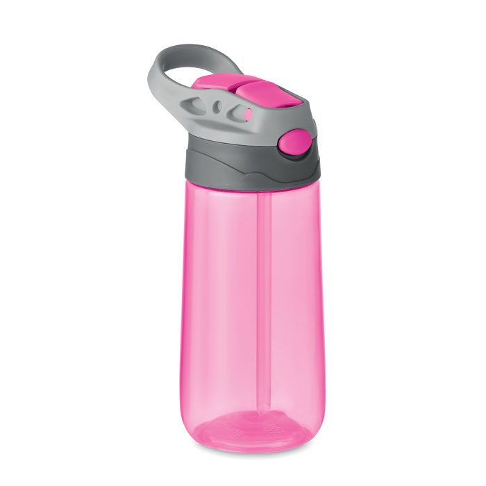 Bottiglia in  Tritan™. 450ml Rosa Trasparente item picture front