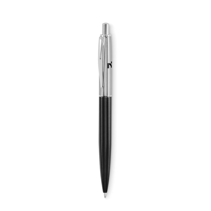 Penna a pulsante in confezione Nero item picture printed