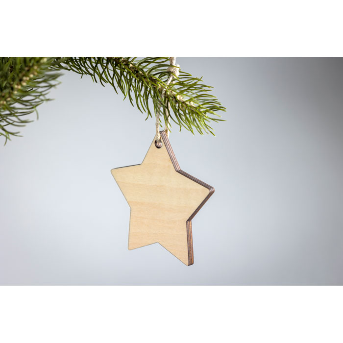 Decorazione natalizia (stella) wood item detail picture