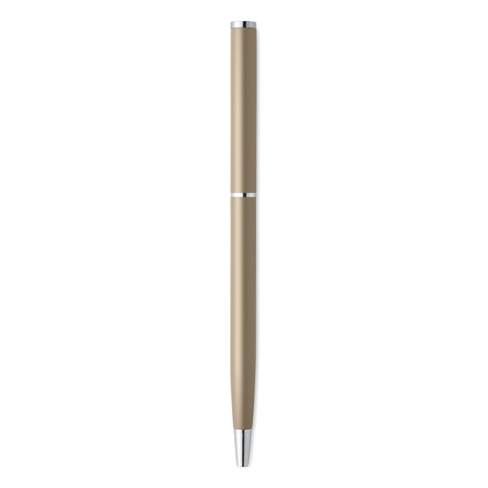 Penna a sfera in alluminio Champagne item picture open