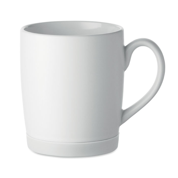 Tazza in ceramica. 300 ml. Bianco item picture front