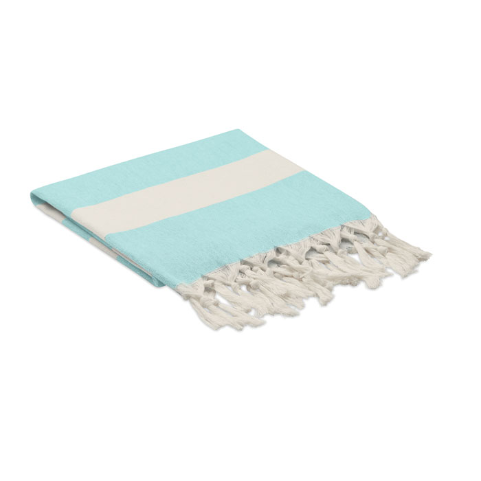 Hamman towel blanket 140 gr/m² Turchese item picture side