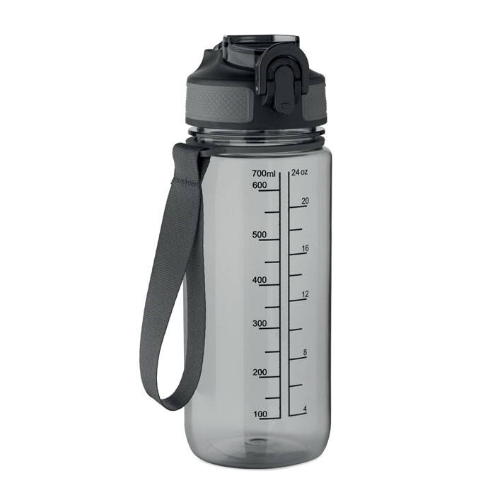 Bottiglia sport 700ml Grigio Trasparente item picture front