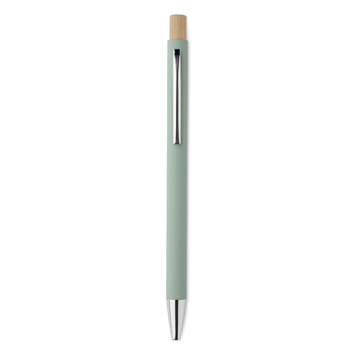 Penna a sfera in alluminio Verde Menta item picture back