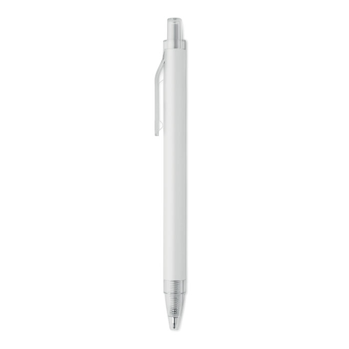 Penna a sfera in alluminio Bianco item picture open