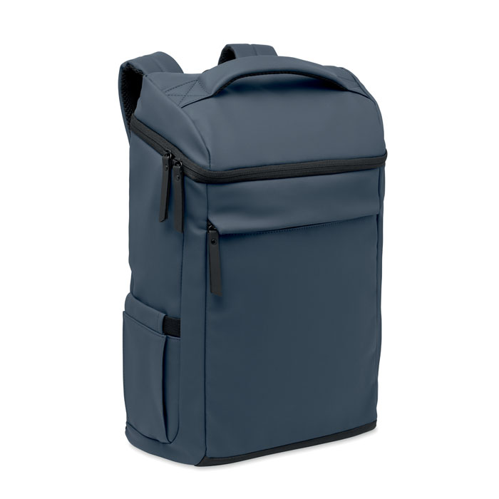 15" PU laptop backpack Francese Navy item picture front