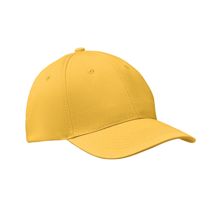 Cappellino da 6 pannelli Giallo item picture front