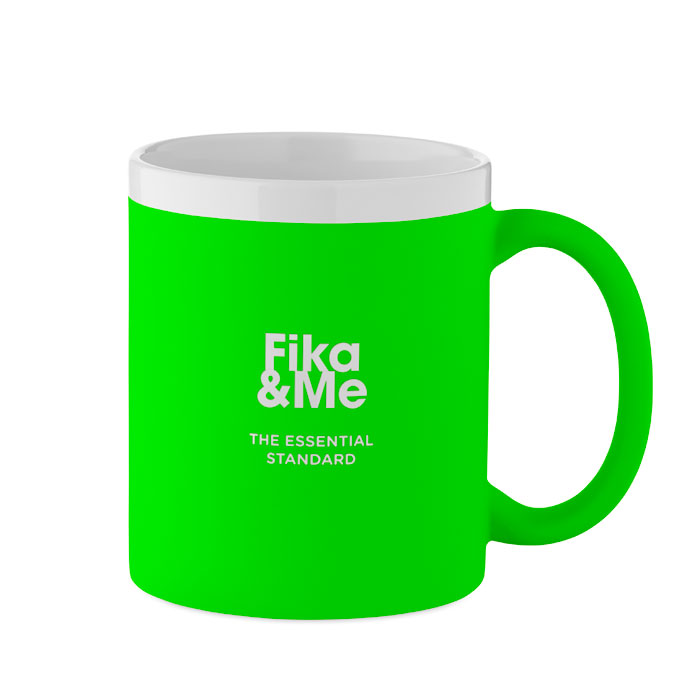 Ceramic mug 300ml Verde Neon item picture printed