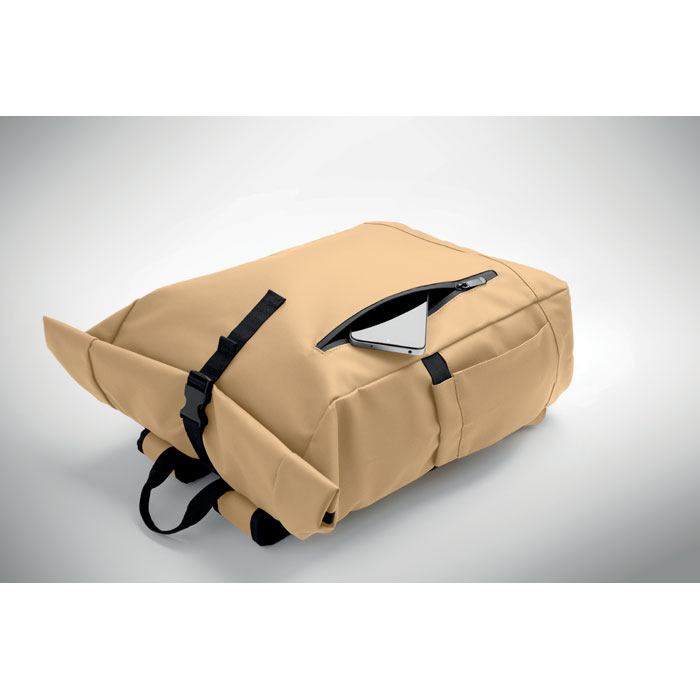 Zaino Rolltop per laptop 600D Cachi item picture 5