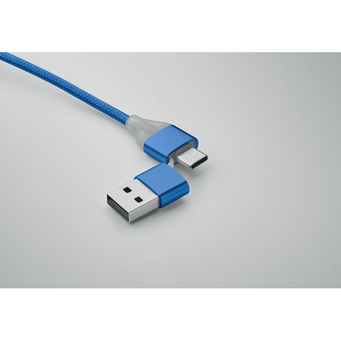 4 in 1 charging cable type C Blu Royal item picture 3