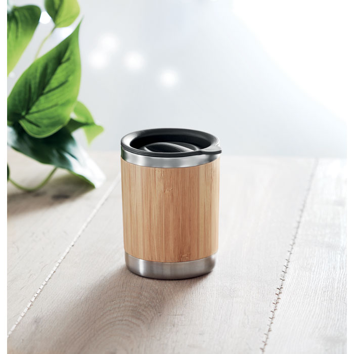Bicchiere in bamboo 250 ml wood item ambiant picture