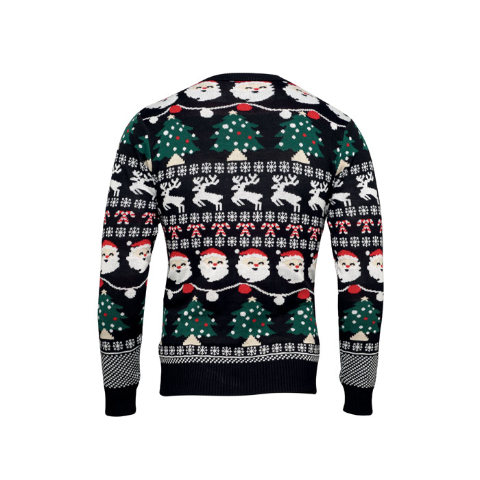 Christmas LED sweater S/M Nero item picture back