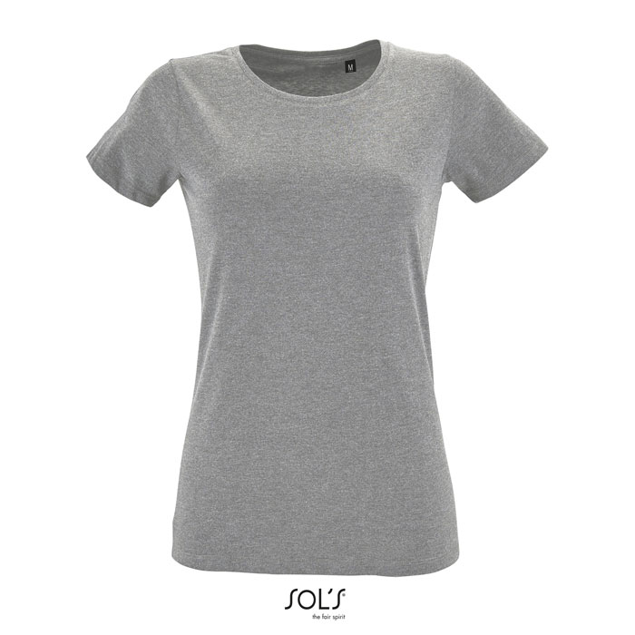 REGENT F WOMEN T-SHIRT 150g grey melange item picture front