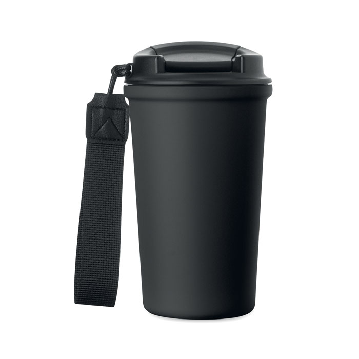 Bicchiere acciaio riciclato Nero item picture open