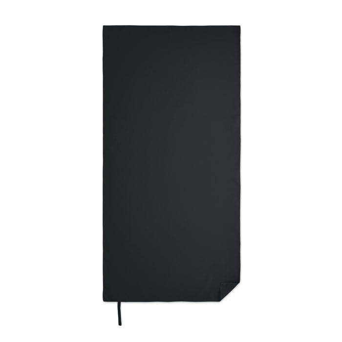 Asciugamano in microfibra Nero item picture side