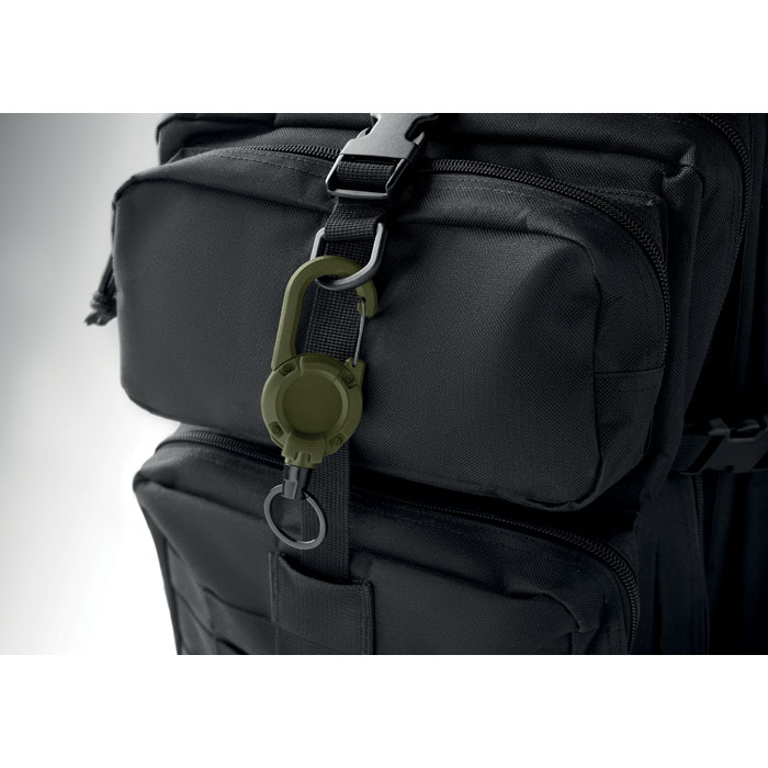 Set di portabadge retrattili Verde Militare item picture open