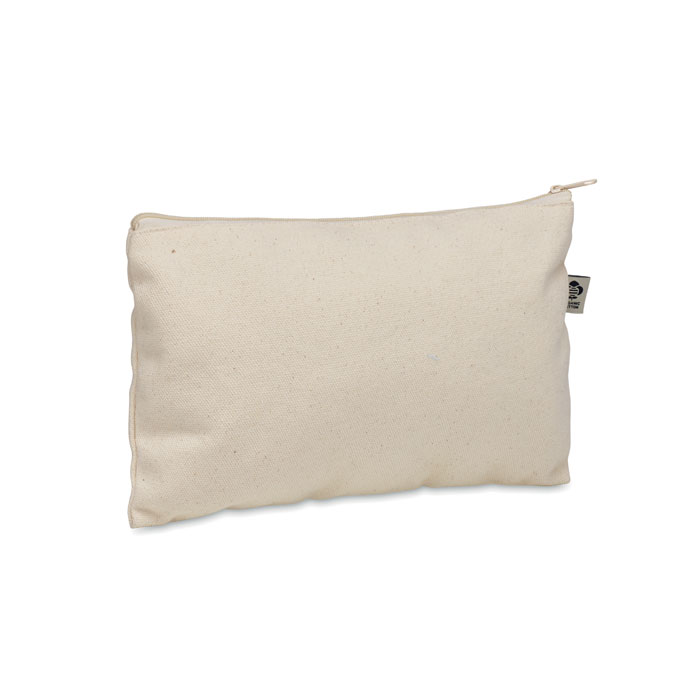 Cosmetic bag cotton 340 gr/m² Beige item picture front